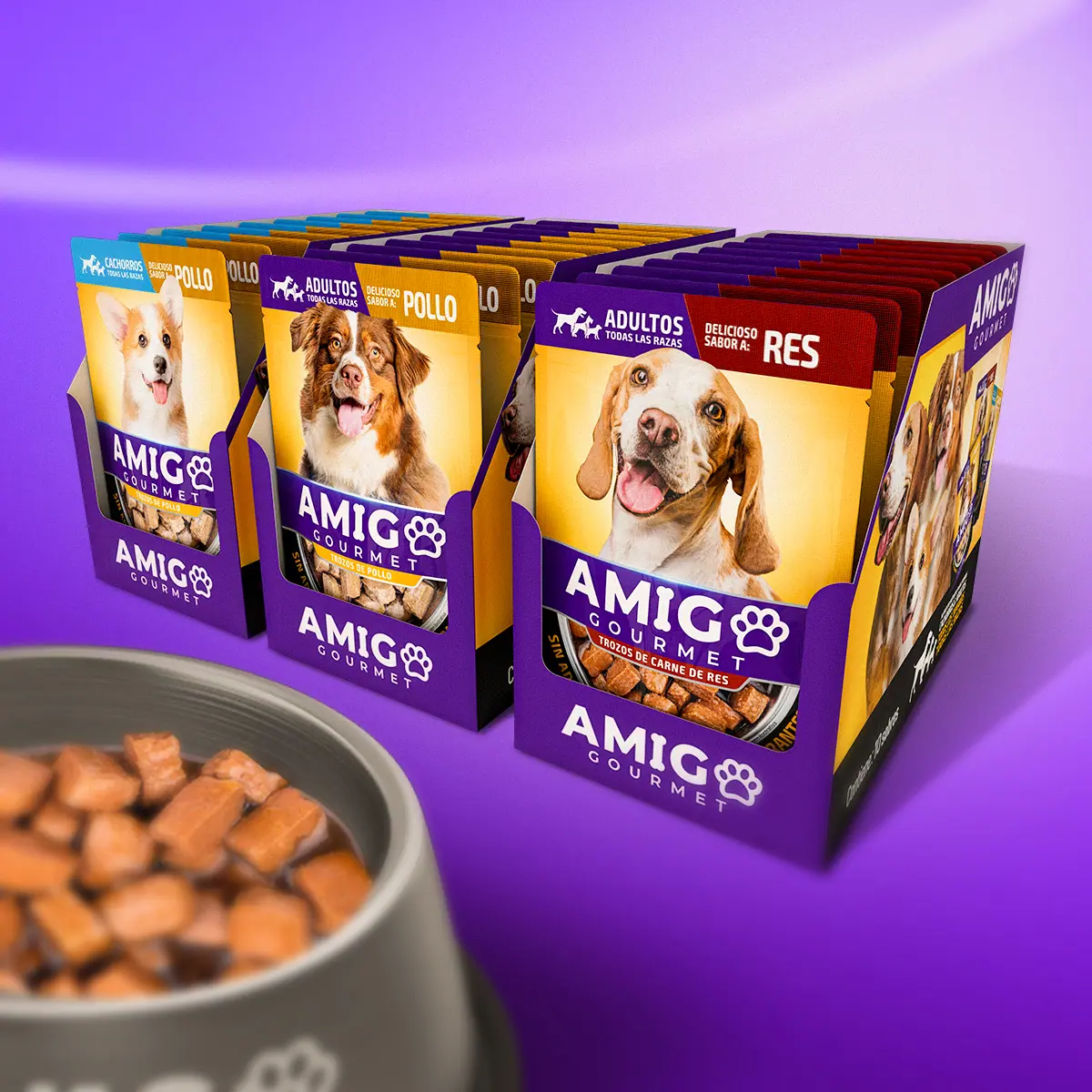Diseño de packaging para Amigo Gourmet, Alimentos, México — aplicación 2.