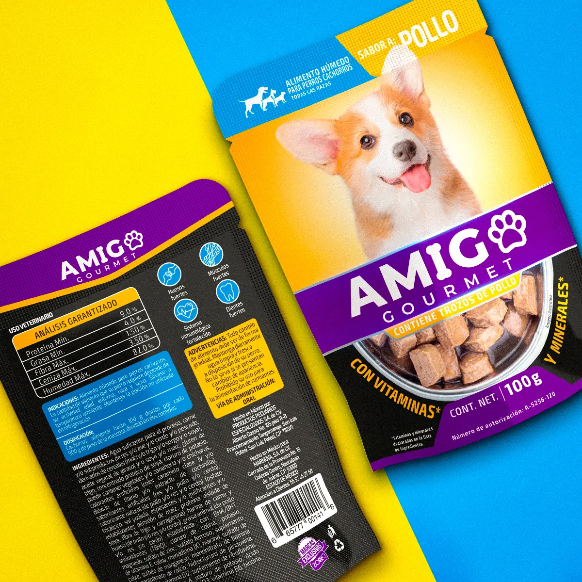 Diseño de packaging para Amigo Gourmet, Alimentos, México — aplicación 3.