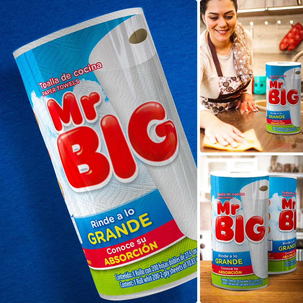 Diseño de packaging para Mr BIG, Aseo del hogar, México — aplicación 3.