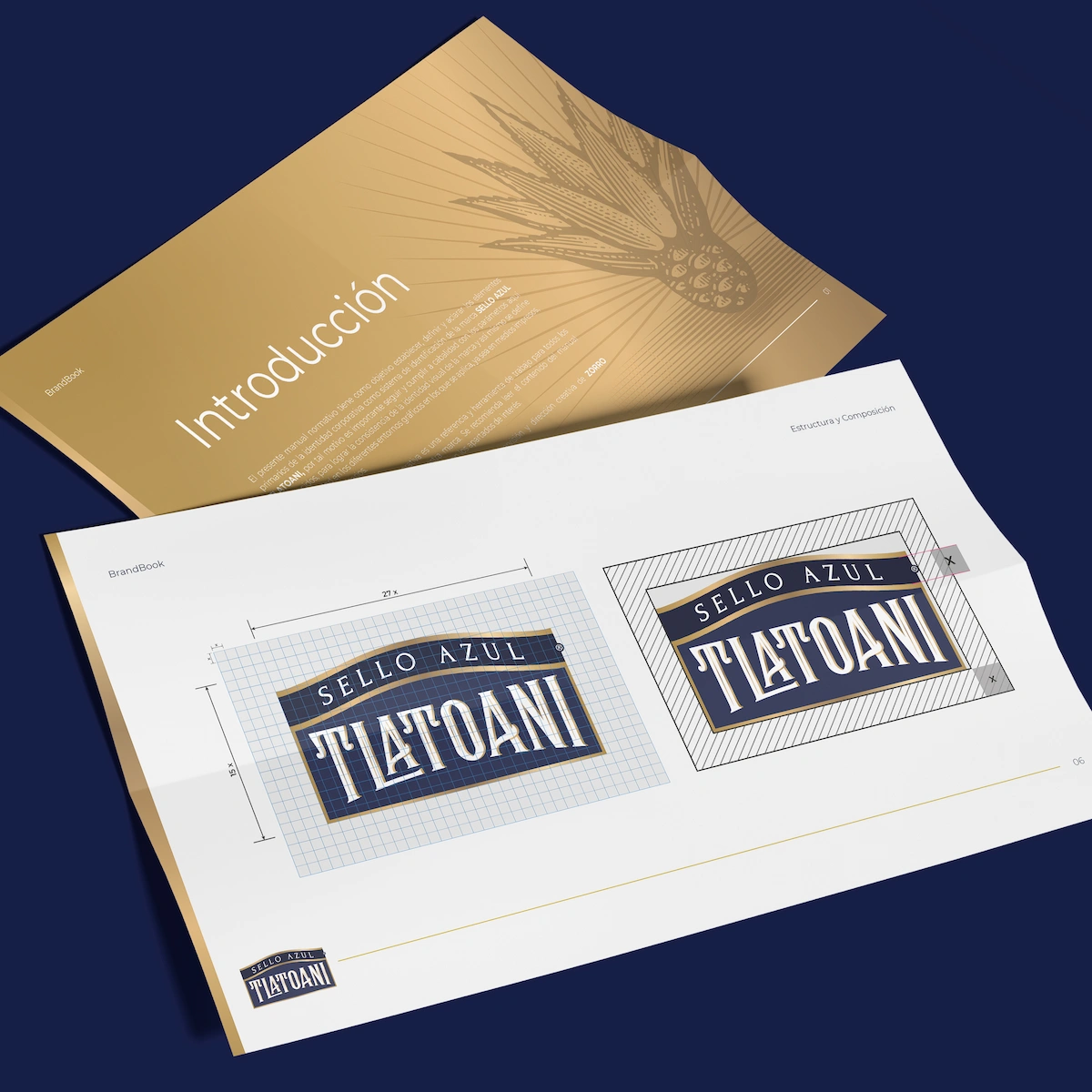 Diseño de packaging para Tequila Tlatoani, Bebidas, México — aplicación 3.