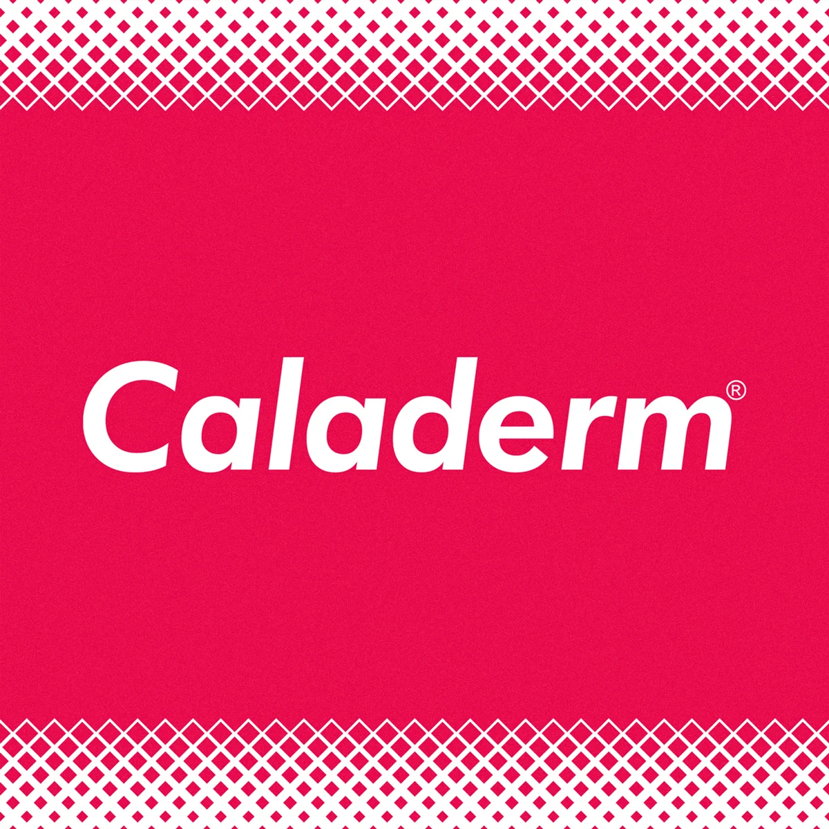 Familia de productos Caladerm bajo un código visual común.